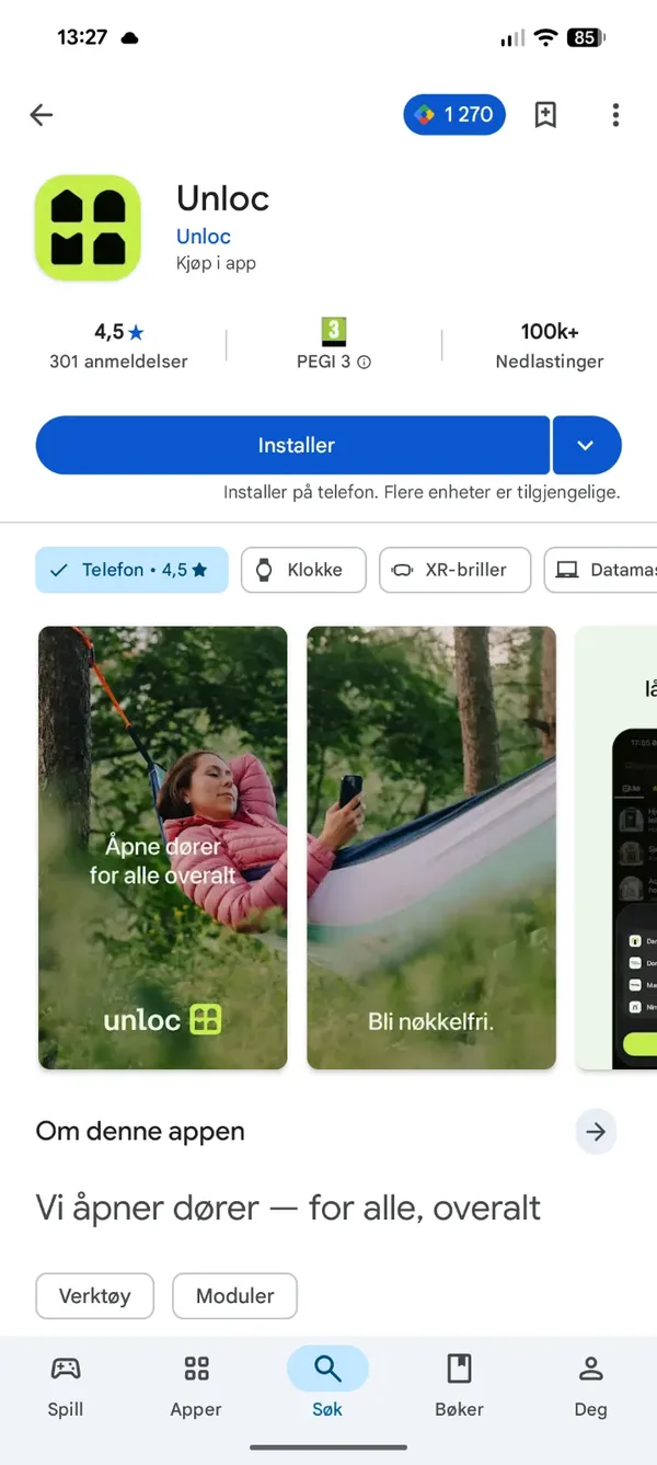 Unloc i Google Play